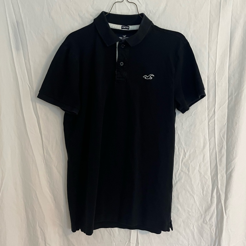 Hollister 1/4 button up t shirt